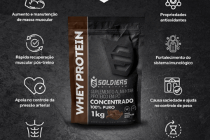 Whey Protein Concentrado – Soldiers Nutrition: É Bom? Vale a Pena em 2025?
